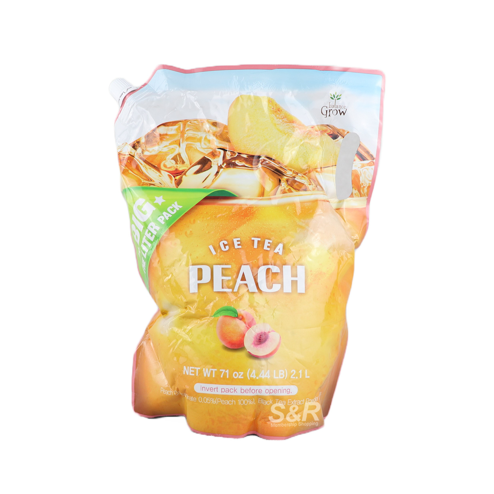 Balance Grow Peach Ice Tea 2.1L